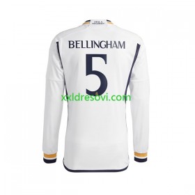 Real Madrid Jude Bellingham 5 Domaći Nogometni Dres 2023-2024 Dugim Rukavima